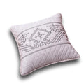 DaDa Bedding Whimsical Lavender Purple Grey Yarn Dyed Euro Pillow Sham Cover, 26" x 26 (JHW866) by DaDalogy Bedding Collection