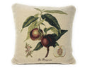 DaDa Bedding Nectarine Fruits Elegant Accent Throw Pillow Cushion Cover - 18" - 1-Piece by DaDalogy Bedding Collection