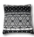 DaDa Bedding Aztec Black & White Diamonds Throw Pillow Covers - 18" x 18" 2-Pack (C14800-1-CC) by DaDalogy Bedding Collection