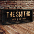 Custom Bar & Lounge Sign by Tailored Canvases