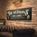 Custom Bar & Lounge Sign II by Tailored Canvases
