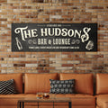 Custom Bar & Lounge Sign II by Tailored Canvases