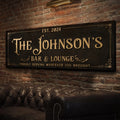 Custom Bar & Lounge Sign III by Tailored Canvases