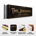 Custom Bar & Lounge Sign III by Tailored Canvases