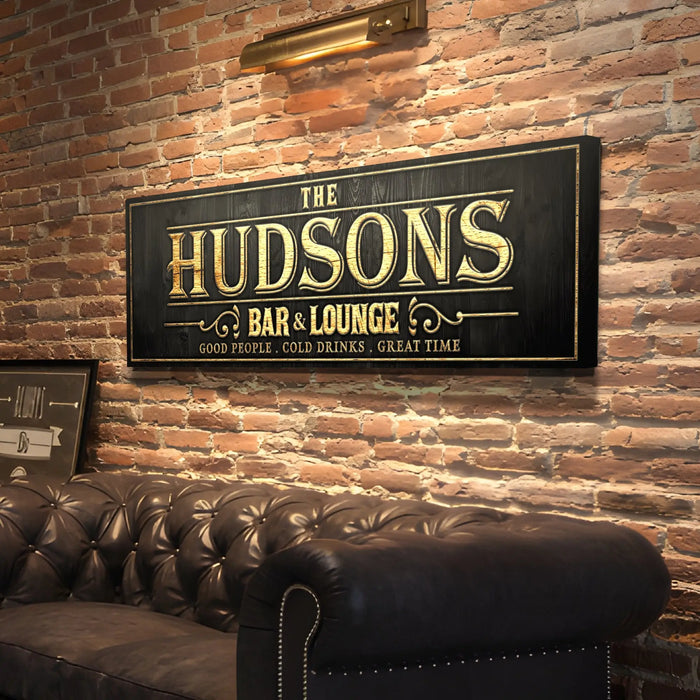 Custom Bar Sign II by Tailored Canvases