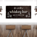 Custom Bar Signs for Home Bar: Perfect Man Cave Wall Decor and Perfect Unique Gift For Husband by Tailored Canvases