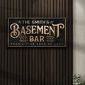 Custom Basement Bar Sign by Tailored Canvases