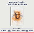 Custom Dog Watercolor Portrait by Tailored Canvases