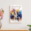 Custom Family Watercolor Portrait II by Tailored Canvases