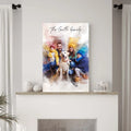 Custom Family Watercolor Portrait II by Tailored Canvases