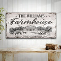 Custom Farmhouse Sign by Tailored Canvases