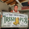 Custom Irish Pub Bar Sign II by Tailored Canvases