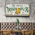 Custom Irish Pub Bar Sign II by Tailored Canvases