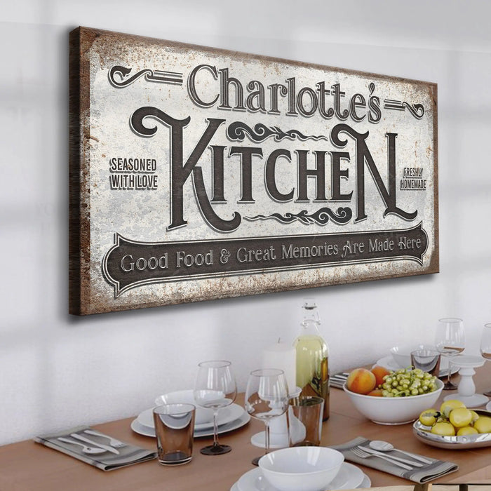 Custom Kitchen Sign II by Tailored Canvases