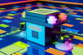 Blockey Kong 2-Player Classic Arcade made using LEGO parts - B3 Customs by B3 Customs