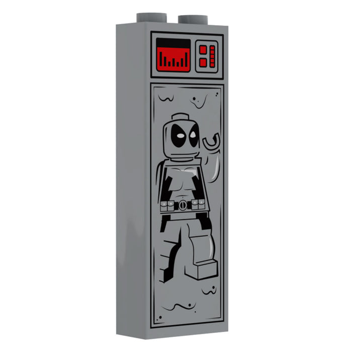 Mercenary in Carbonite (1x2x5 Brick) made using LEGO parts - B3 Customs by B3 Customs
