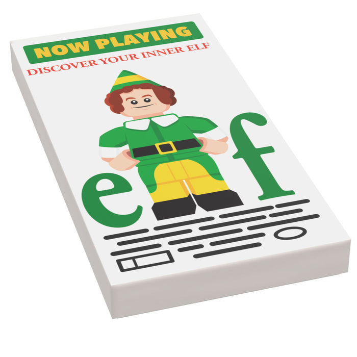 ELF Now Playing Movie Poster (2x4 Tile) by B3 Customs