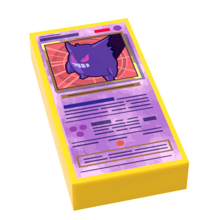 Shadow Grin - Pocketball Card (1x2 Tile) for Minifigs by B3 Customs