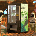 Green Milk Vending Machine Building Set made using LEGO parts - B3 Customs by B3 Customs