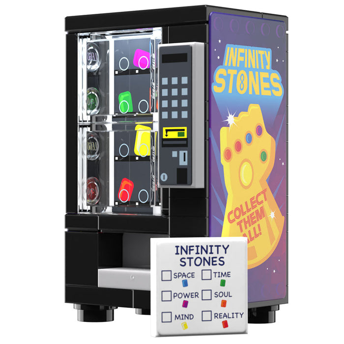 Infinity Stones Vending Machine Custom Building Set made using LEGO parts - B3 Customs by B3 Customs