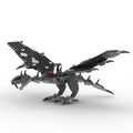 Fell Beast w/ Ringwraith Minifig Building Set made using LEGO parts - B3 Customs by B3 Customs