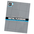 Industrial (Metal) Flooring 6x6 Tilesmade with LEGO parts - Pack of 10 by B3 Customs