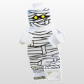 Halloween Mummy Minifig made using LEGO parts by B3 Customs