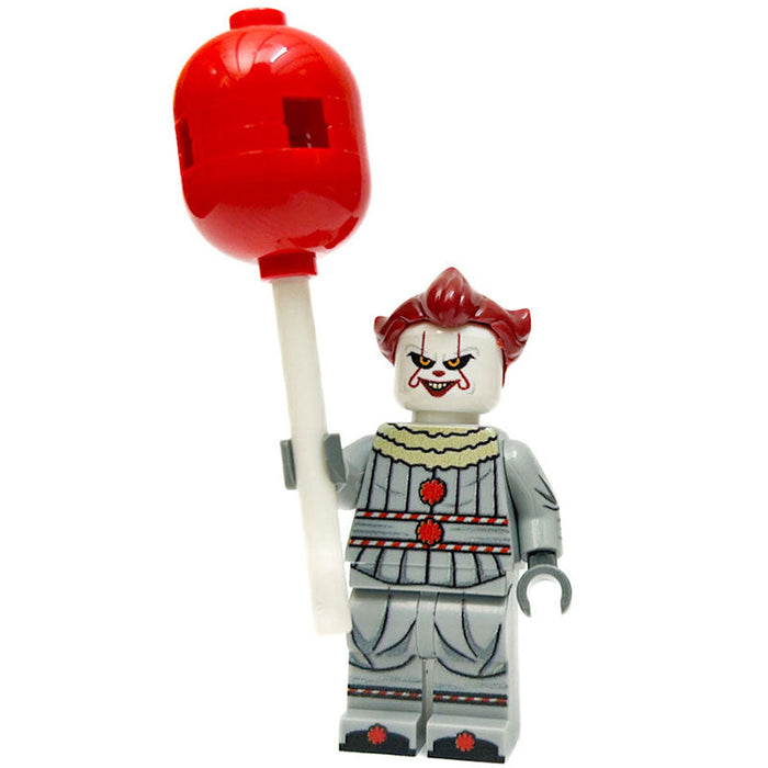 Pennywise Custom Minifig made using LEGO parts - B3 Customs by B3 Customs