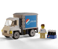 Pieces Soda Delivery Truck with Minifig by B3 Customs