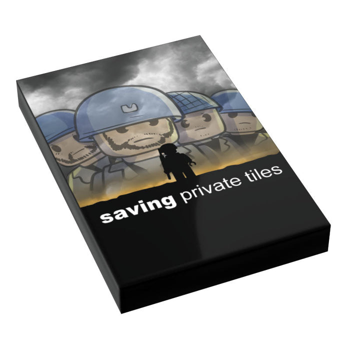 Saving Private Tiles Movie Cover (2x3 Tile) - B3 Customs by B3 Customs