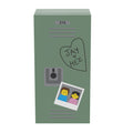 High School Locker (Sweetheart) for Minifigs made using LEGO parts - B3 Customs by B3 Customs