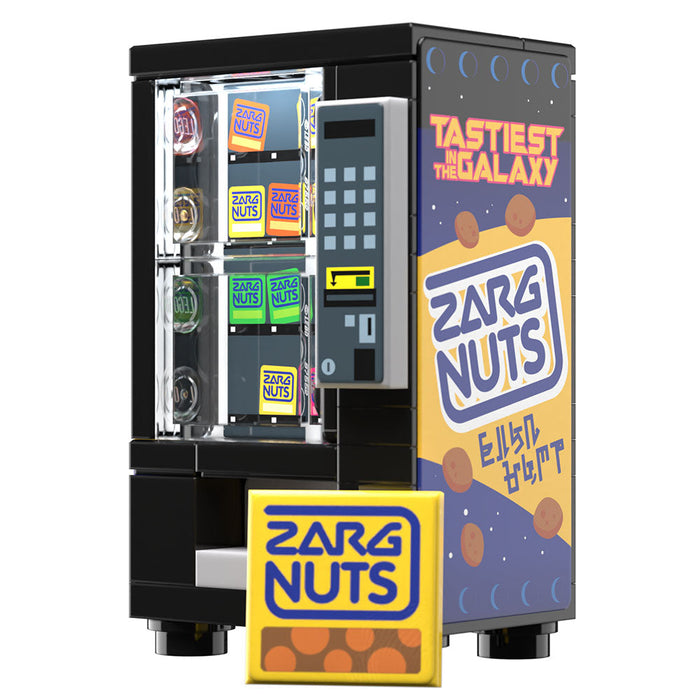 Zarg Nuts Vending Machine Building Set made using LEGO parts - B3 Customs by B3 Customs