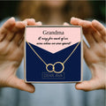 Custom Mother's Day Gift Necklace and Card Bundle by Dear Ava