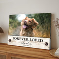 Custom Pet Memorial Sign Forever Loved by Tailored Canvases