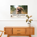 Custom Pet Memorial Sign Forever Loved by Tailored Canvases