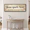 Custom Quote Sign by Tailored Canvases