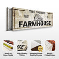 Custom Rustic Farmhouse Sign by Tailored Canvases