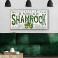 Custom Shamrock Cafe Sign by Tailored Canvases