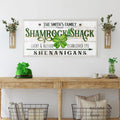 Custom Shamrock Shack Sign by Tailored Canvases