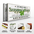 Custom Shamrock Shack Sign by Tailored Canvases