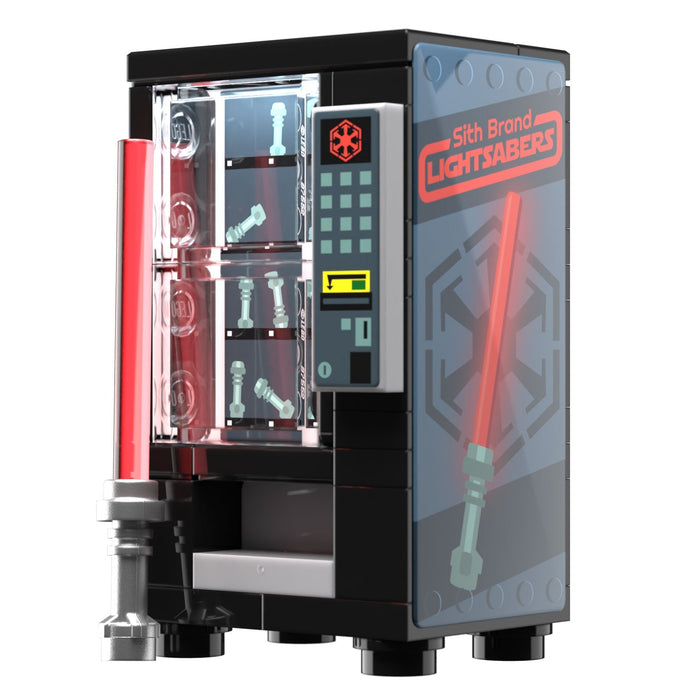 Sith Sabers Vending Machine Building Set made using LEGO parts - B3 Customs by B3 Customs