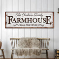 Custom Vintage Rust Farmhouse Sign by Tailored Canvases