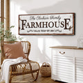 Custom Vintage Rust Farmhouse Sign by Tailored Canvases
