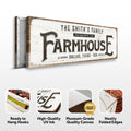Custom Vintage Rust Farmhouse Sign II by Tailored Canvases