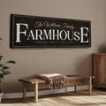 Custom Vintage Rust Farmhouse Sign III by Tailored Canvases