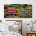 Custom Vintage Truck Couple Sign III by Tailored Canvases