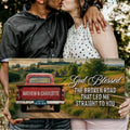 Custom Vintage Truck Couple Sign III by Tailored Canvases