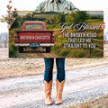 Custom Vintage Truck Couple Sign III by Tailored Canvases