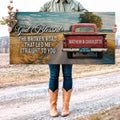 Custom Vintage Truck Couple Sign IV by Tailored Canvases