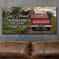 Custom Vintage Truck Couple Sign V by Tailored Canvases
